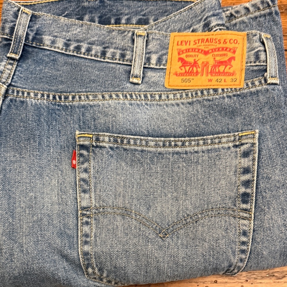 Levi's Classic Blue Jeans with Signature Patch